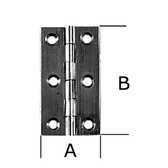 KANTHENGSEL 1001-2" 31X51MM MS.FKR SV (/*) (AM6049) SELVVALG