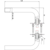 DØRVRIDER 416J 16MM M/VRIDERSKILT DT 36-48MM SV RST.M SELVVALG