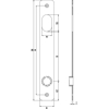 LANGSKILT 540C SMALPROFIL VRIDER/SYL SIS RST.PVD.SORT