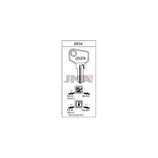 EMNE JMA AB8D/E.ABS3R/S.KEY1R/H.KYA1 (O0009)