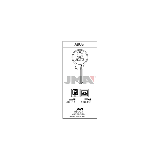 EMNE JMA ABU13/E.AU12/S.AB12/K.ABU2/O.ABS2/H.191B/H.NR9CS/KIS.U16 (O1008)