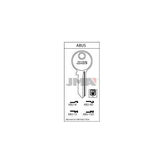 EMNE JMA ABU4I/E.AU14/S.AB14/K.ABU3/O.ABS4/H.104A/KIS.U13/ABUS.65.50+60 GML (O.ABS16) (O1010)