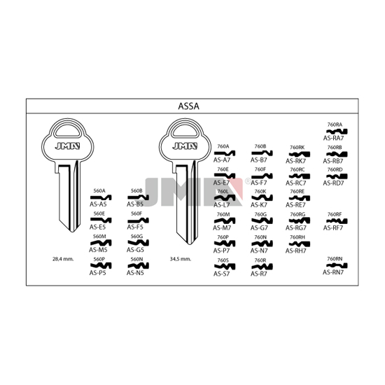 EMNE JMA ASA5/E.AA4R/S.ASS9/K.AS28A/O.A28A/H.ASS9 (O0194)