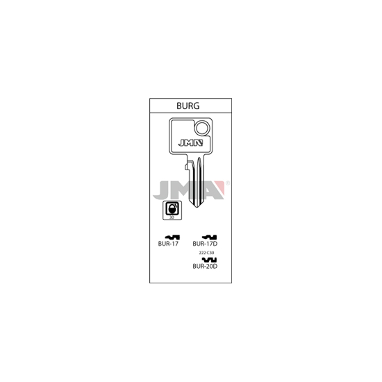 EMNE JMA BUR20D/E.BG38/S.BUR62 (O1278)