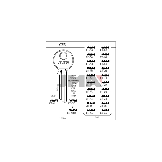 EMNE JMA CE6D/E.CE6D/S.CE1/K.CS3/O.CE15/H.L62US/KIS.CE1 (O1019)