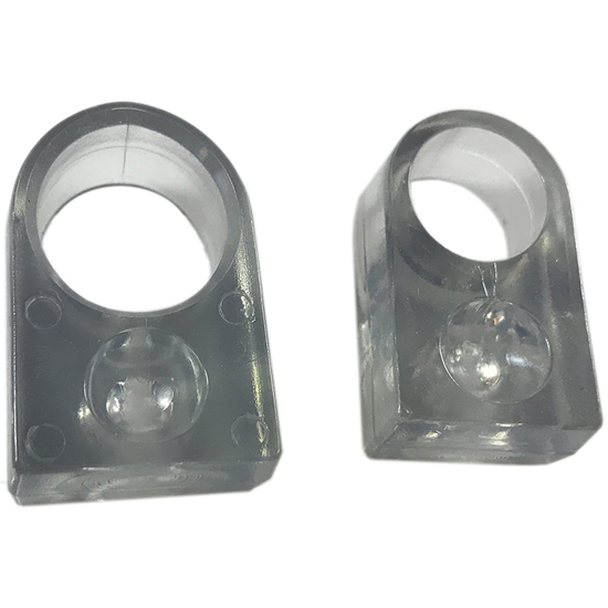 DØRSTOPPER 196 FOR DØRVRIDER OVAL TRANSPARENT