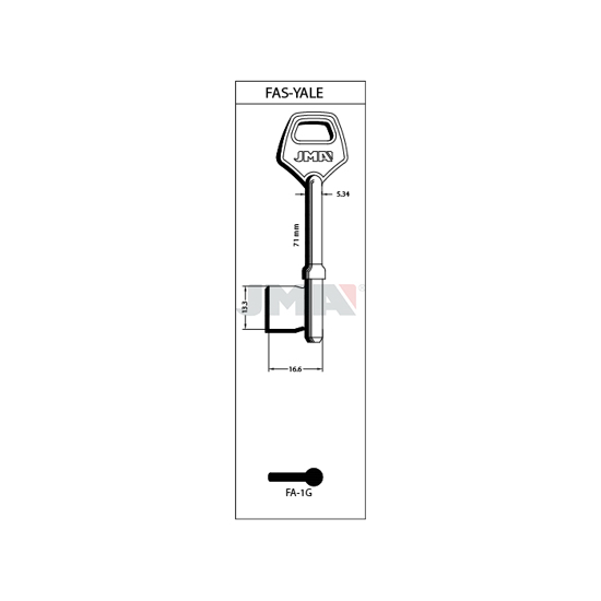 EMNE FAS 309/68 9-TILHOLDER (JMA FA1G/S.2FY1/E.67FY1/O.309F1) FN (N270)