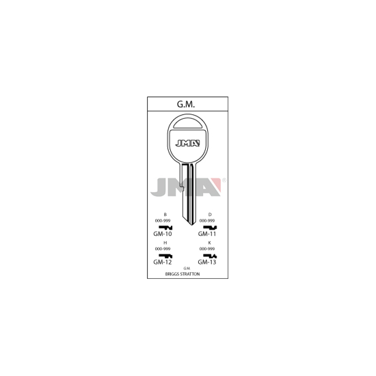 EMNE JMA GM10/E.GM4/S.GM3-OR/K.GM5/O.GMB/KIS.GM12 (O1548)