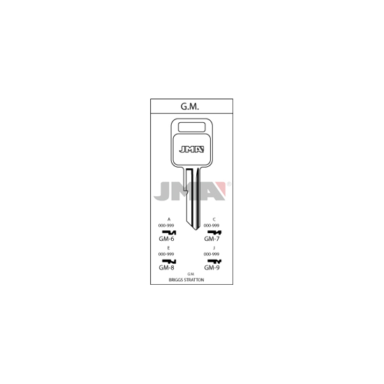 EMNE JMA GM6/O.GMA/S.GM1OR/K.GM1/KIS.GM19 (O1148)