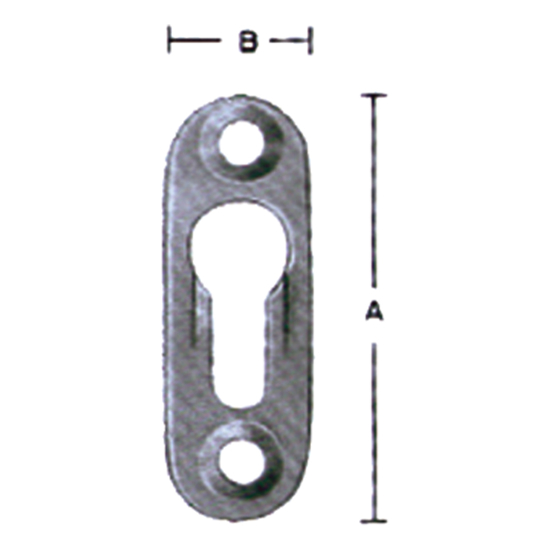 HENGEJERN 42x14x3MM ST.GALV (H231)