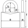 HENGELÅS 37/55HB50 IP KA 1216325 ABUS FG.3 ST.SORT (/*)