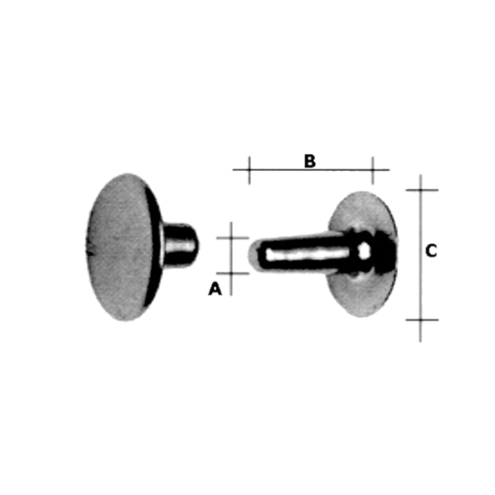 NAGLER 9x8MM ST.FN (/*) (N501)