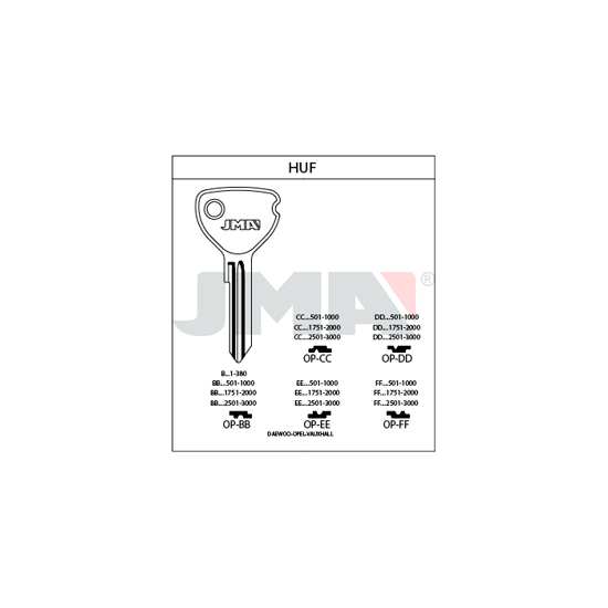 EMNE JMA OPEE/O.HF15L/S.HU20R/H.UR62V/ (O1899)