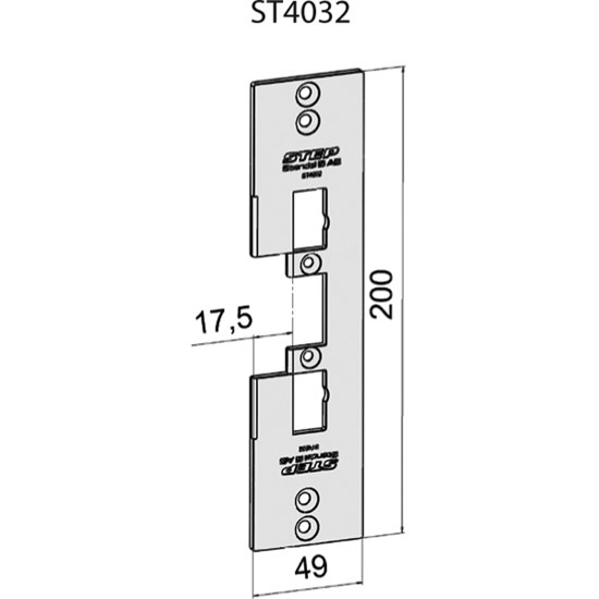 STOLPE 4032, WICONA 75 EVO STEP 40/90 RST. (E11133)