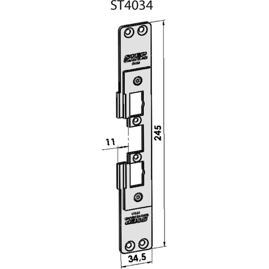 STOLPE 4034, SAPA 2050 STEP 40/90 RST. (E11134)