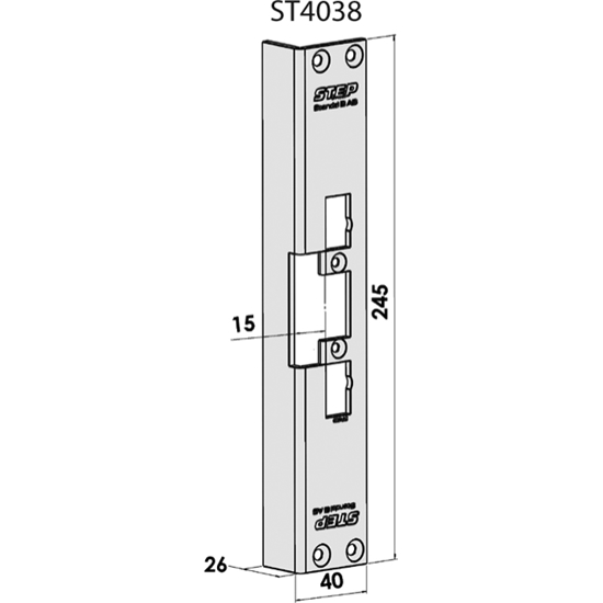 STOLPE 4038 STEP 40/90 RST. (E11137)