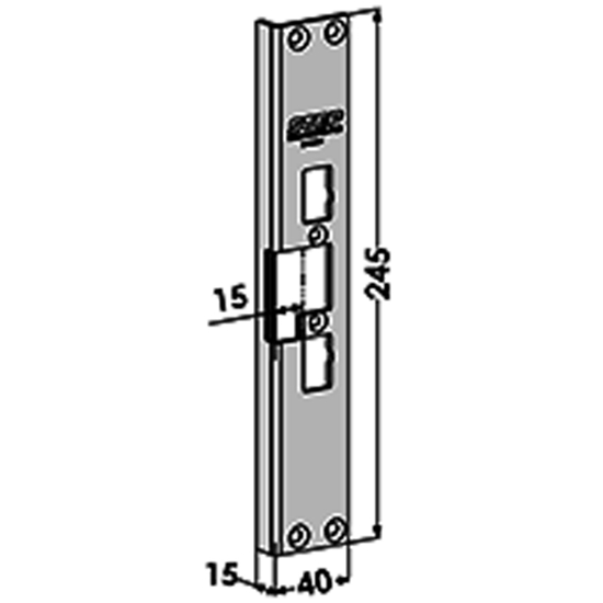 STOLPE 4082 HØYRE DALOC STEP 40/90 RST` (E11170)