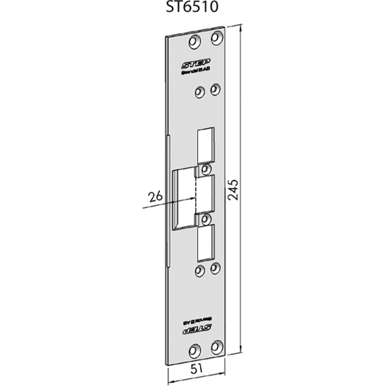 STOLPE 6510 26MM (731/26) STEP 60 RST. (E13111)