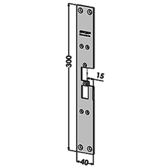 STOLPE 6529 VENSTRE STEP 60 RST.`