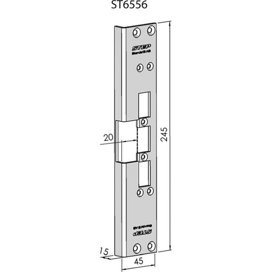 STOLPE 6556 STEP 60 RST.` (E13128)