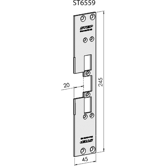 STOLPE 6559 (731/20) STEP 60 RST. (E13130)