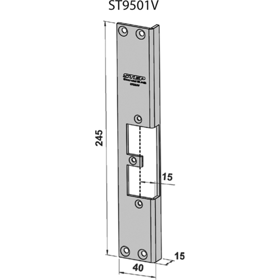 STOLPE 9501V VENSTRE STEP 92 RST. (E17101)