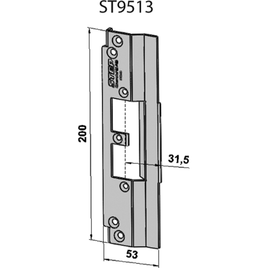 STOLPE 9513, SCHÜCO ADS 70 HD STEP 92 RST (E17115)