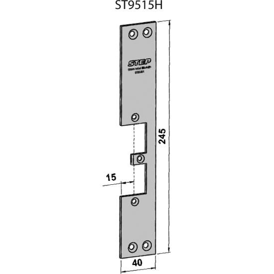 STOLPE 9515 HØYRE STEP 92 RST. (E17116)