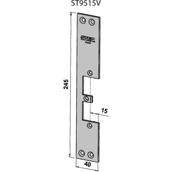 STOLPE 9515 VENSTRE STEP 92 RST. (E17117)