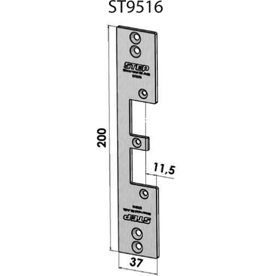 STOLPE 9516, WICONA 65 EVO STEP 92 RST.` (E17118)