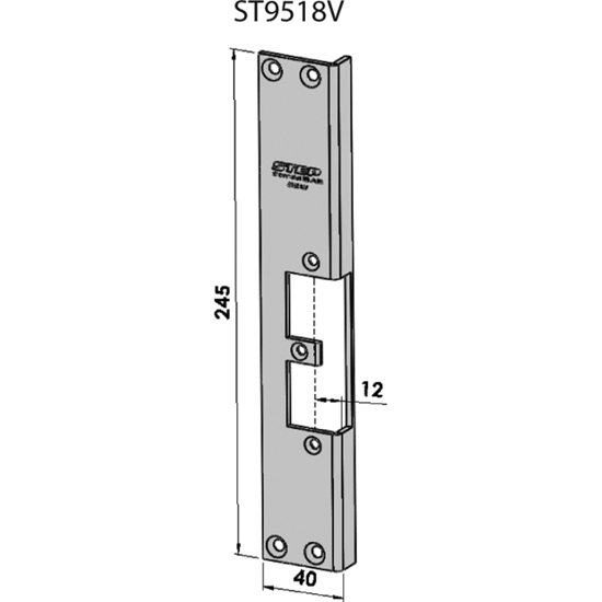 STOLPE 9518 VENSTRE STEP 92 RST. (E17121)