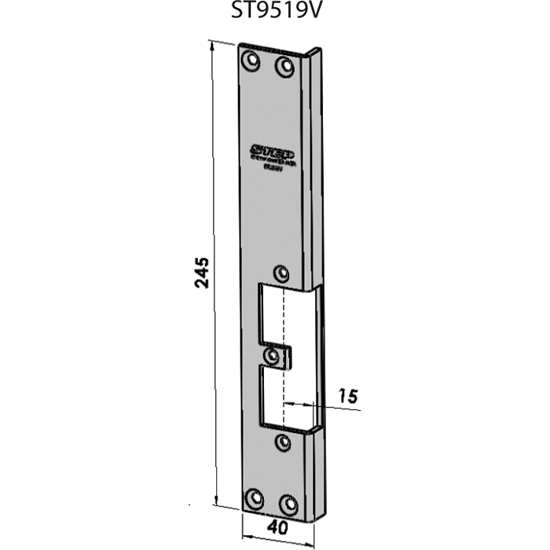 STOLPE 9519 VENSTRE STEP 92 RST. (E17123)