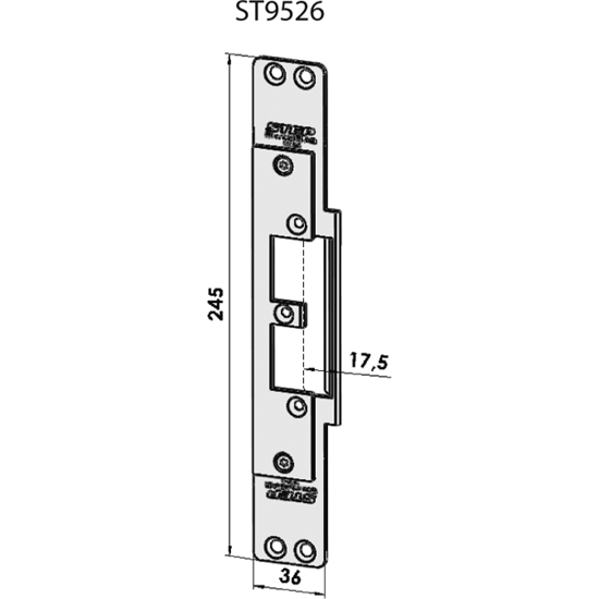 STOLPE 9526, SAPA 2060 STEP 92 RST. (E17126)