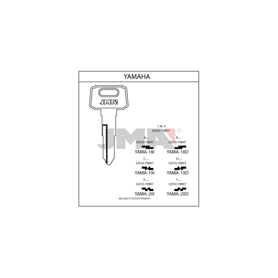 EMNE JMA YAMA20D/E.YA24/S.YH30/O.YM38/H.YMH21 (O1250)