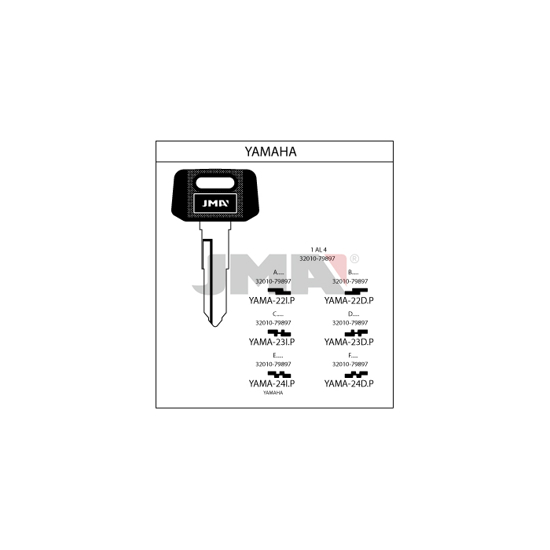 EMNE JMA YAMA22IP/E.YA31RP112/S.YH31RBP/O.YM39LBP/K.YM13SBP (O1374)