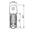 HEVETERSKEL SCHALL-EX L-15/30 WS, 1124 MM 